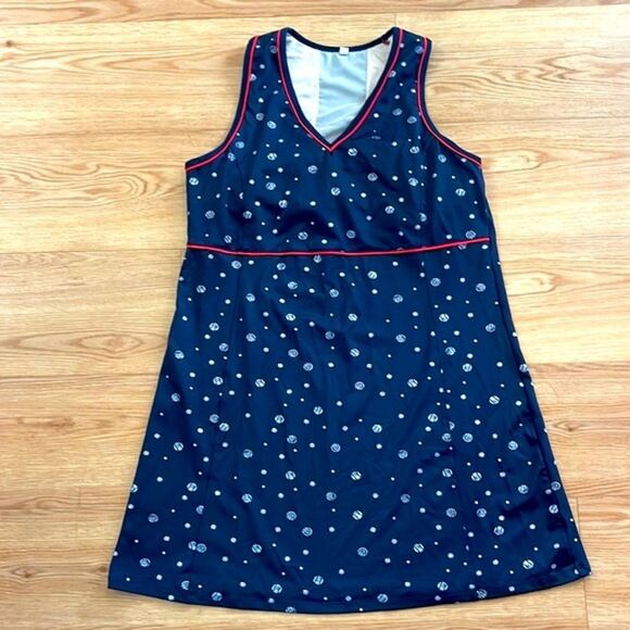 Tail Dresses & Skirts - Tail Activewear Golf Tennis Dress Medium Navy Red Athleisure Pickleball Tank